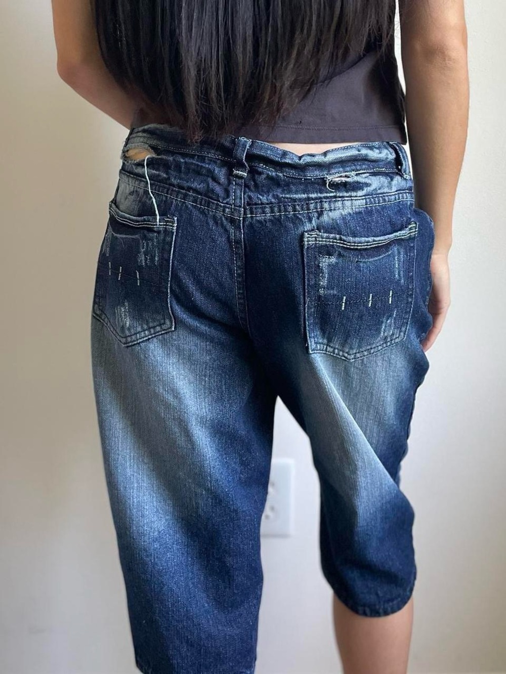 What’s Hot Y2K Distressed Denim Shorts